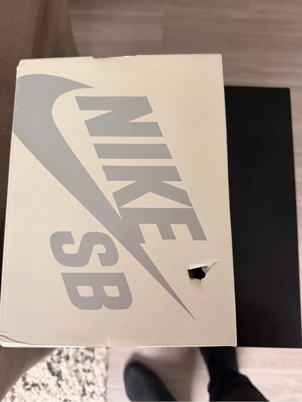 Nike Kids Sneakers Green and Black Low-Top